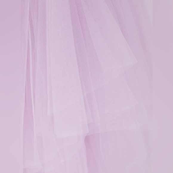 NWT BCBGMAXAZRIA Katherine Tulle Evening Gown ORCHID - Picture 5 of 6